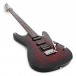 Ibanez GSA60QA GIO Series S Shape QM, Transparent Red Burst