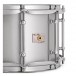 WorldMax 14'' x 6.5'' Seamless Aluminum Snare Drum, Chrome HW - Shell Detail