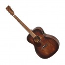 Sigma 000M-15EL-AGED Electro Acoustic Left Handed, Distressed Satin