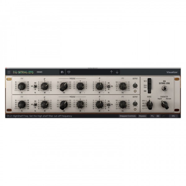 Arturia EQ SITRAL-295 - Condensed View