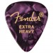 Fender 351 Premium Plectrums, Extra Heavy, Purple Moto, Set van 12