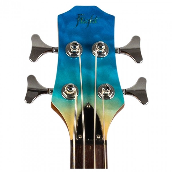 Flight Mini Bass Electric Bass Ukulele - Headstock Front