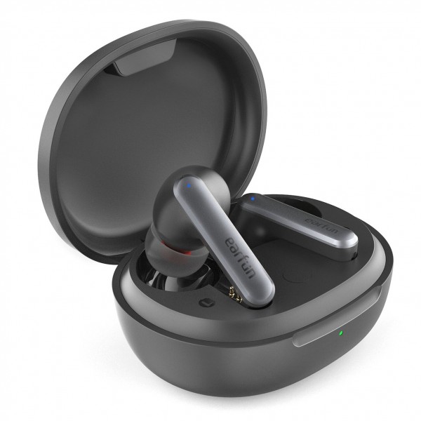 EarFun Air S True Wireless ANC Earbuds, Black - Angled