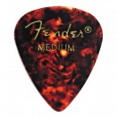 Fender Classic Celluloid Picks, Tortoise Shell, 351 Shape, Medium, 12 Pack