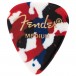 Fender Classic, Médiators en Celluloïd Confetti, Silhouette 351, Medium, lot de 12