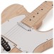 Guitarworks Solo-Cutaway DIY Electric Guitar Kit, Ash Body