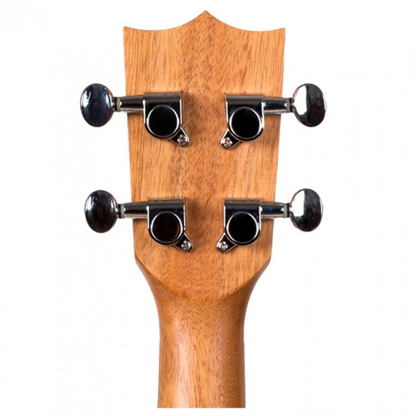 Flight DUC328CEQ Concert Electro Ukulele, Zeb B&S - Headstock Back