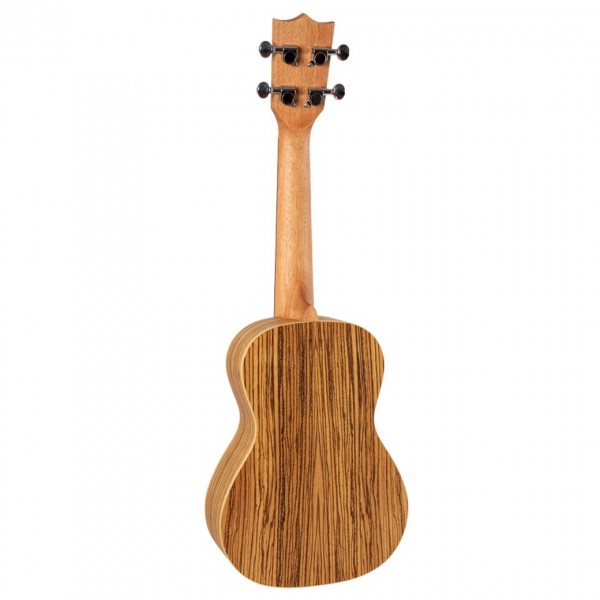 Flight DUC525CEQ Concert Electro Ukulele, Zeb B&S - Back