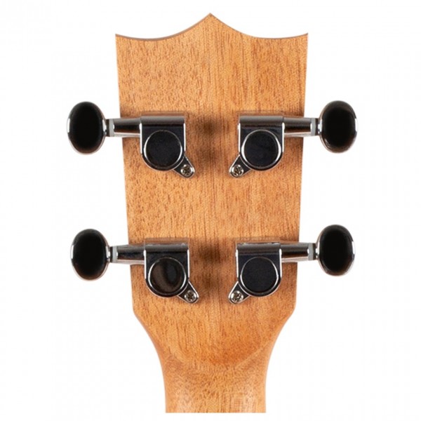 Flight DUC525CEQ Concert Electro Ukulele, Zeb B&S - Headstock Back