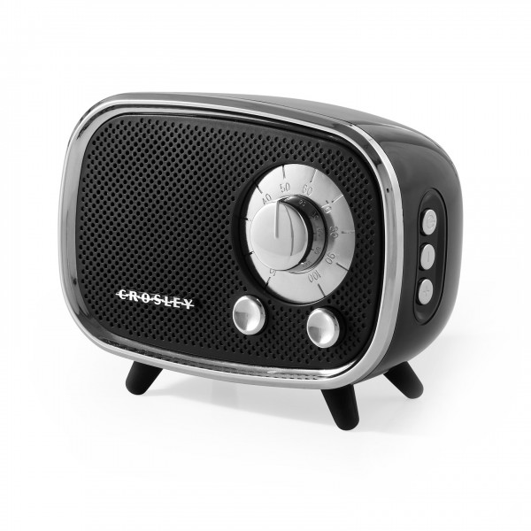 Rondo Bluetooth Speaker, Black - Angled