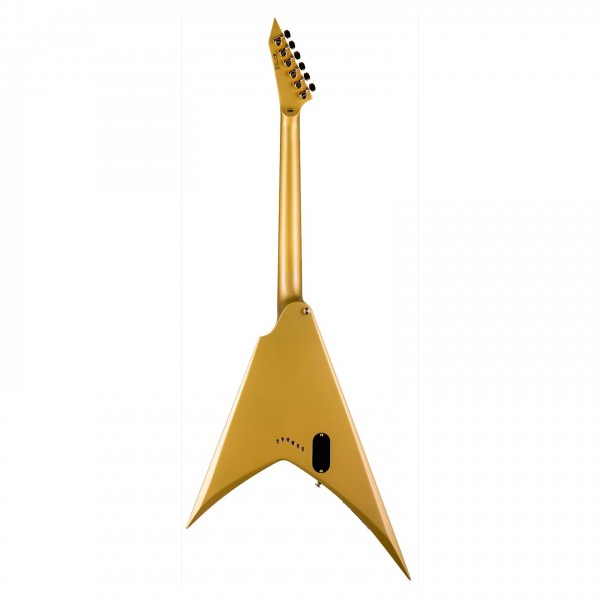 ESP LTD Kirk Hammett Signature V, Metallic Gold back
