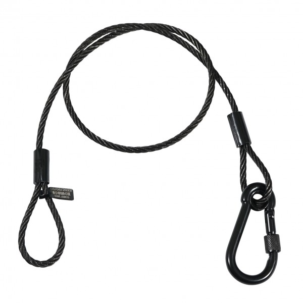Equinox 75cm Stainless Steel Safety Wire, Black - Full
