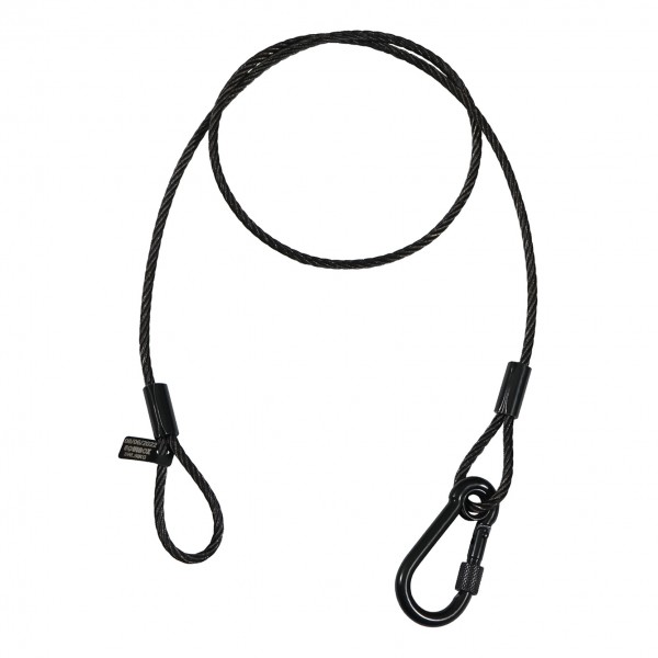 Equinox 100cm Stainless Steel Safety Wire, Black - Full