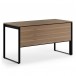 BDI Linea 6221 Desk and Multi Cabinet, Natural Walnut - desk