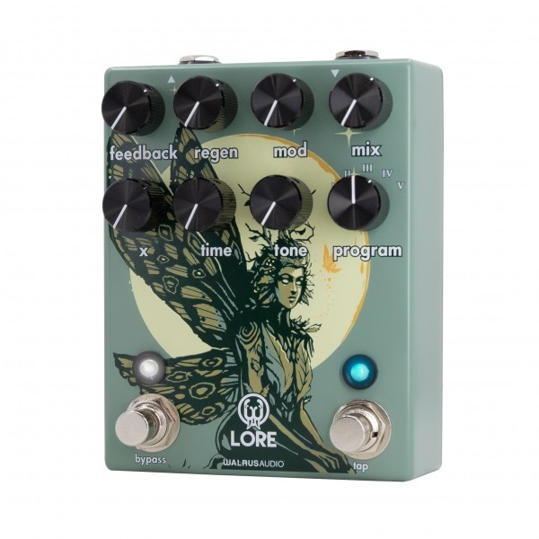 Walrus Audio Lore Reverb / Reverse Soundscape Generator Pedal left