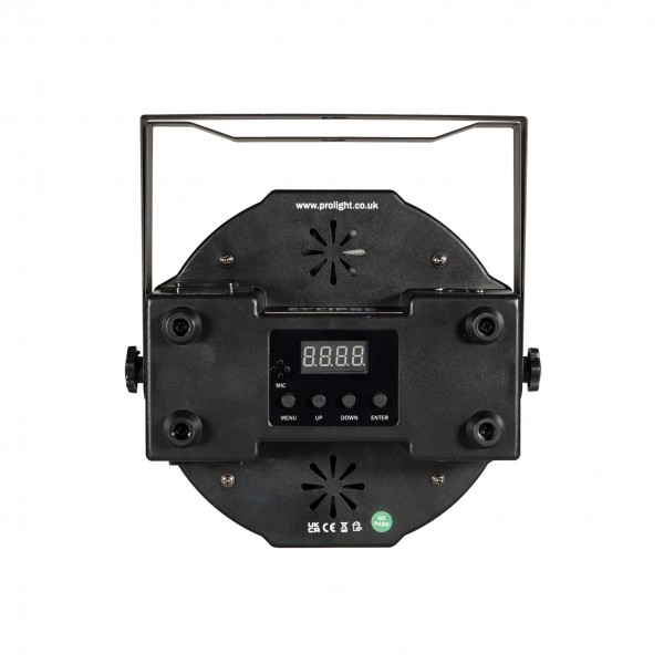 Equinox Eclipse RGBW Par Can with LED Ring - Rear