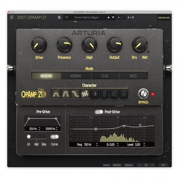 Arturia Dist OPAMP-21 - Advanced