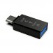 AV:Link USB 3.0 Type-A Socket to Type-C Plug OTG Adapter - Left