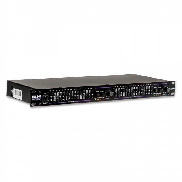 ART EQ341 - Dual 15 Band Equalizer - Angled