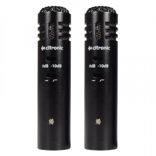Citronic ECM20 Condenser Stereo Microphones, Pair