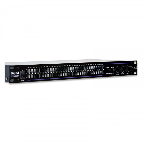 EQ 351 31-Band 1/3 Octave Equalizer - Angled
