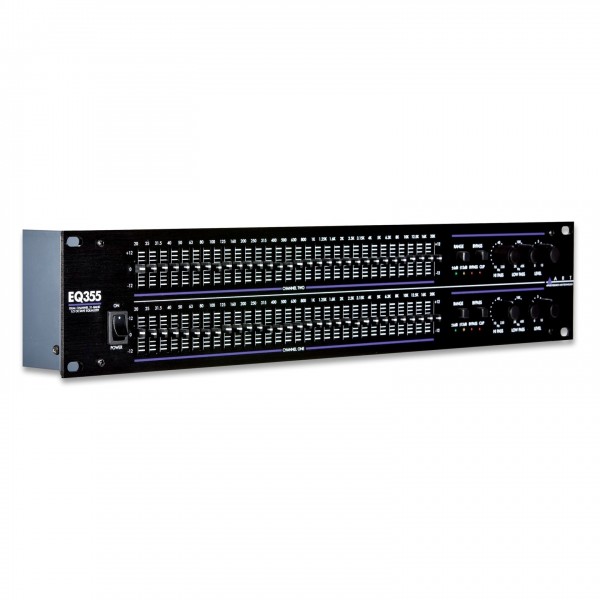 EQ 355 Dual 31 Band Equalizer - Angled