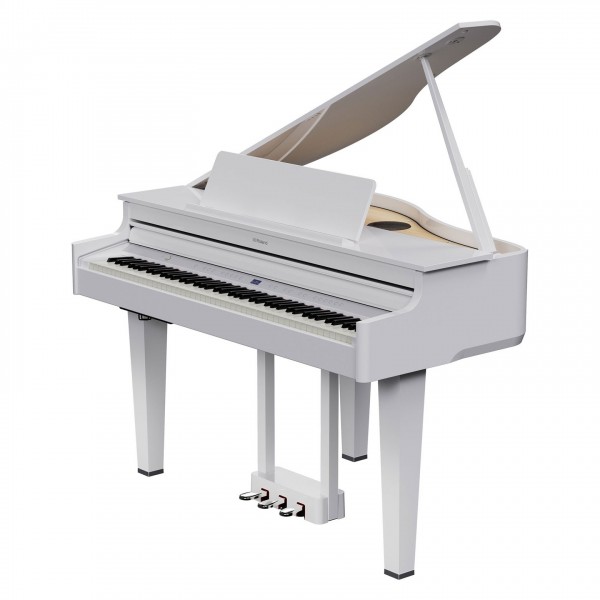 Roland GP-6 Digital Grand Piano, Polished White