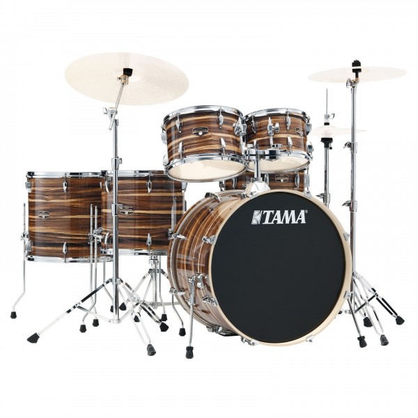 Tama Imperialstar 22" 6pc Drum Kit, Coffee Teak Wrap - Main