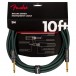 Fender Limited Edition Deluxe Tweed Cable, 10', Sherwood Green