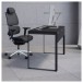 BDI Linea 6223 Work Desk and Return, Charcoal Stained Ash - lifestyle