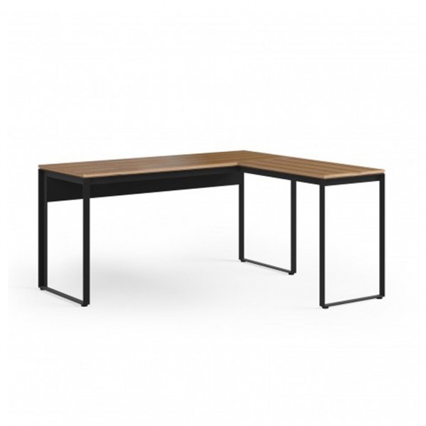 BDI Linea 6223 Work Desk and 6224 Return, Natural Walnut