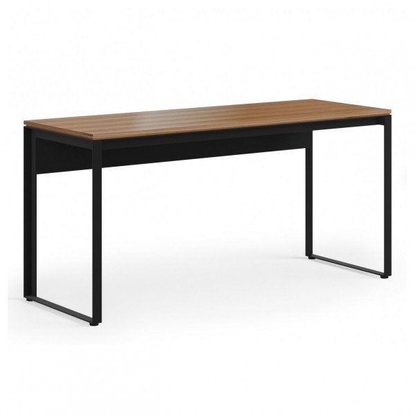 BDI Linea 6223 Work Desk and 6224 Return, Natural Walnut