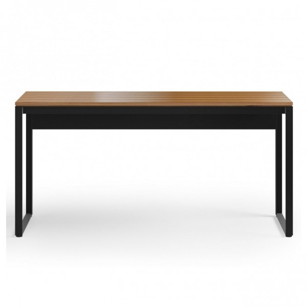 BDI Linea 6223 Work Desk and 6224 Return, Natural Walnut