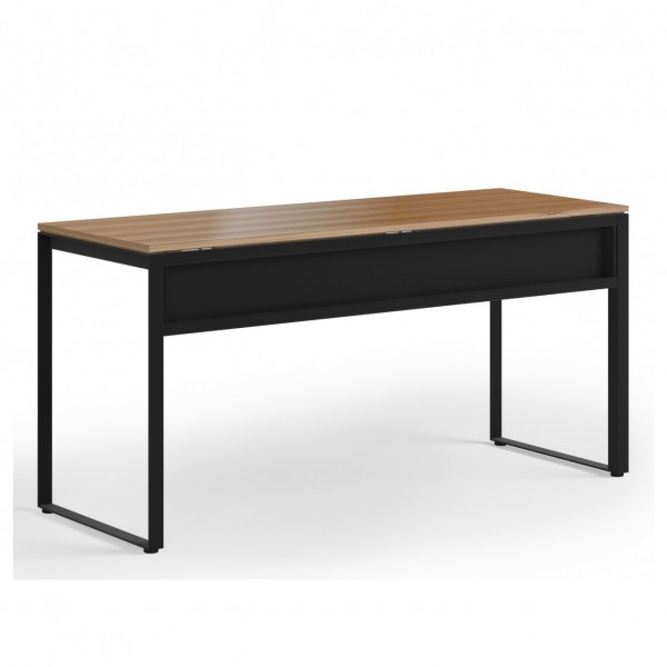 BDI Linea 6223 Work Desk and 6224 Return, Natural Walnut