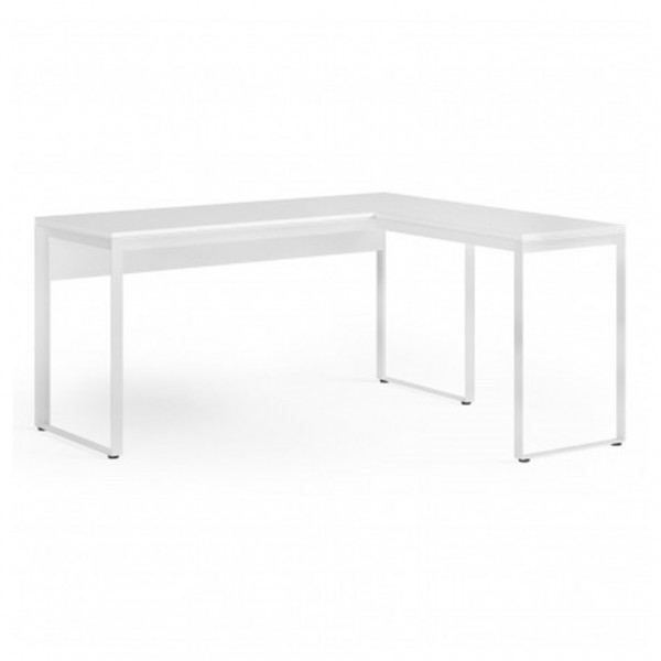 BDI Linea 6223 Work Desk and Return, Satin White
