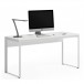 BDI Linea 6223 Work Desk and Return, Satin White - desk
