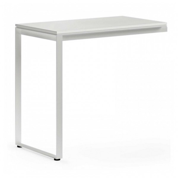 BDI Linea 6223 Work Desk and Return, Satin White - 6224