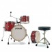 Sonor AQX 16'' Jungle Shell Pack w/Free Drummer-Sitze, Red Moon Sparkle
