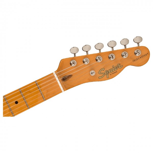 Squier FSR Classic Vibe '50s Telecaster, Burgundy Mist - Headstock Front