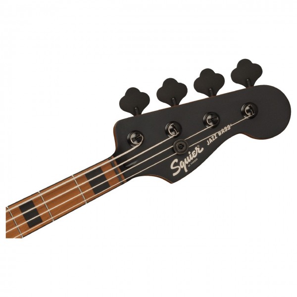 Squier FSR Contemporary Active Jazz Bass HH, Flat Black at Gear4music