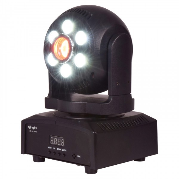 QTX Gobo Spotwash LED Moving Head, 100W