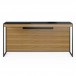 BDI Sequel 20 6102 Desk and File Pedestal, Natural Walnut and Black - 6102