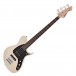 Aria JET-B Bass, See Through Vintage White