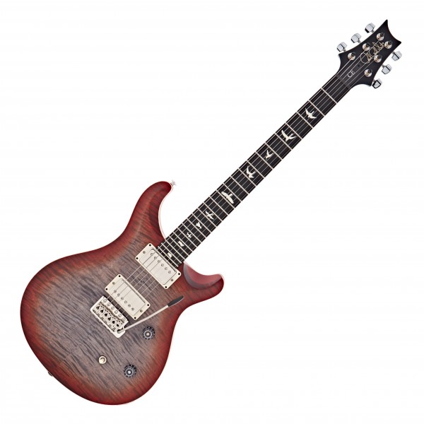 PRS CE24 Satin Faded Grey Black Cherry Burst #0356553