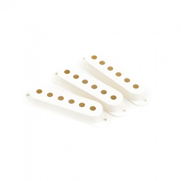 Fender Pickup Covers, Stratocaster Parchment, 3 Pack