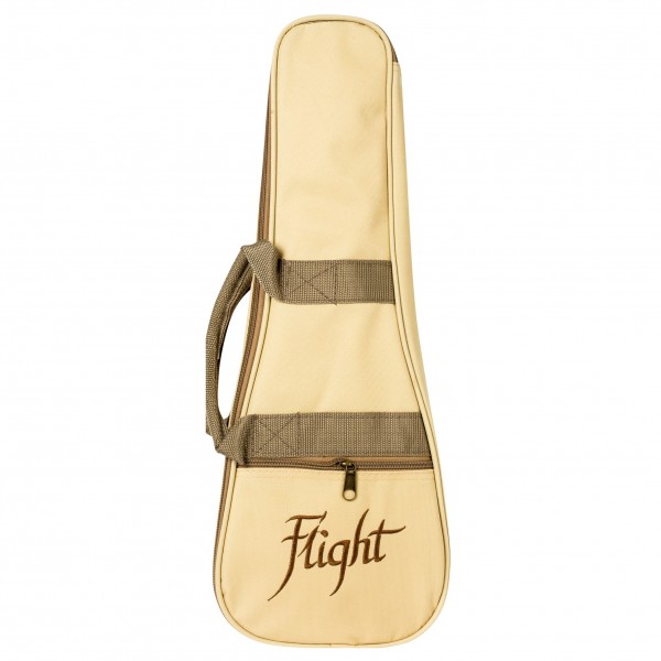 Flight Soprano Unpadded Gig Bag, Tan