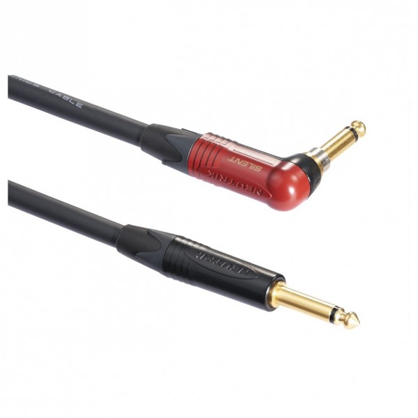 Mogami Ultimate Instrument Cable (One straight, one angled jack), 3m