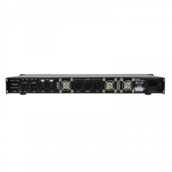 Citronic D-Series Class-D Power Amplifiers - Rear