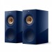 KEF R3 Meta Bookshelf Speakers, Indigo with Terminated AudioQuest Rocket 11 Speaker Cables