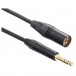 Mogami TRS Jack - XLRM Cable, Neutrik Black and Gold Connectors, 10m